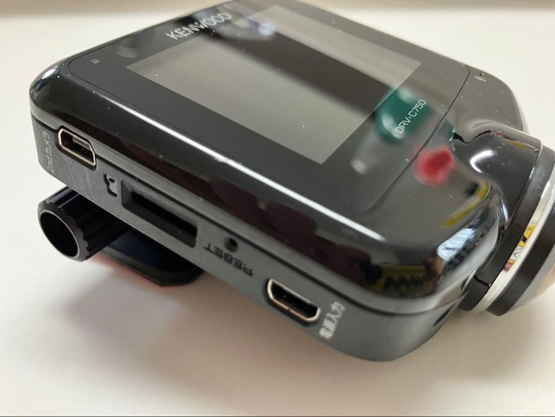 ドラレコ前後　360° KENWOOD DRV-C750 BLACK