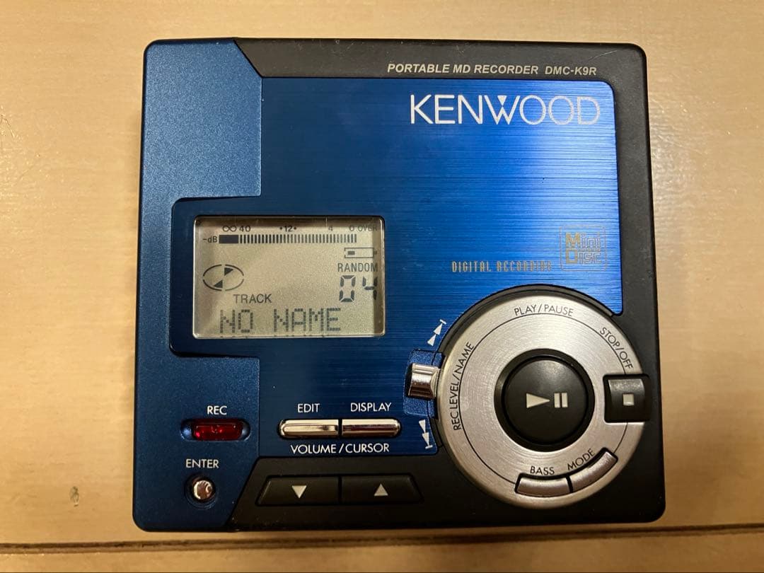 KENWOOD ポータブルMDプレイヤー　DMC-K9R