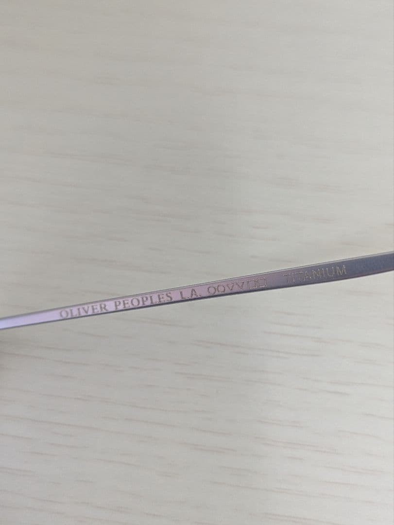 新品未使用 オリバーピープルズ サングラス Marret チタン 日本製シルバー