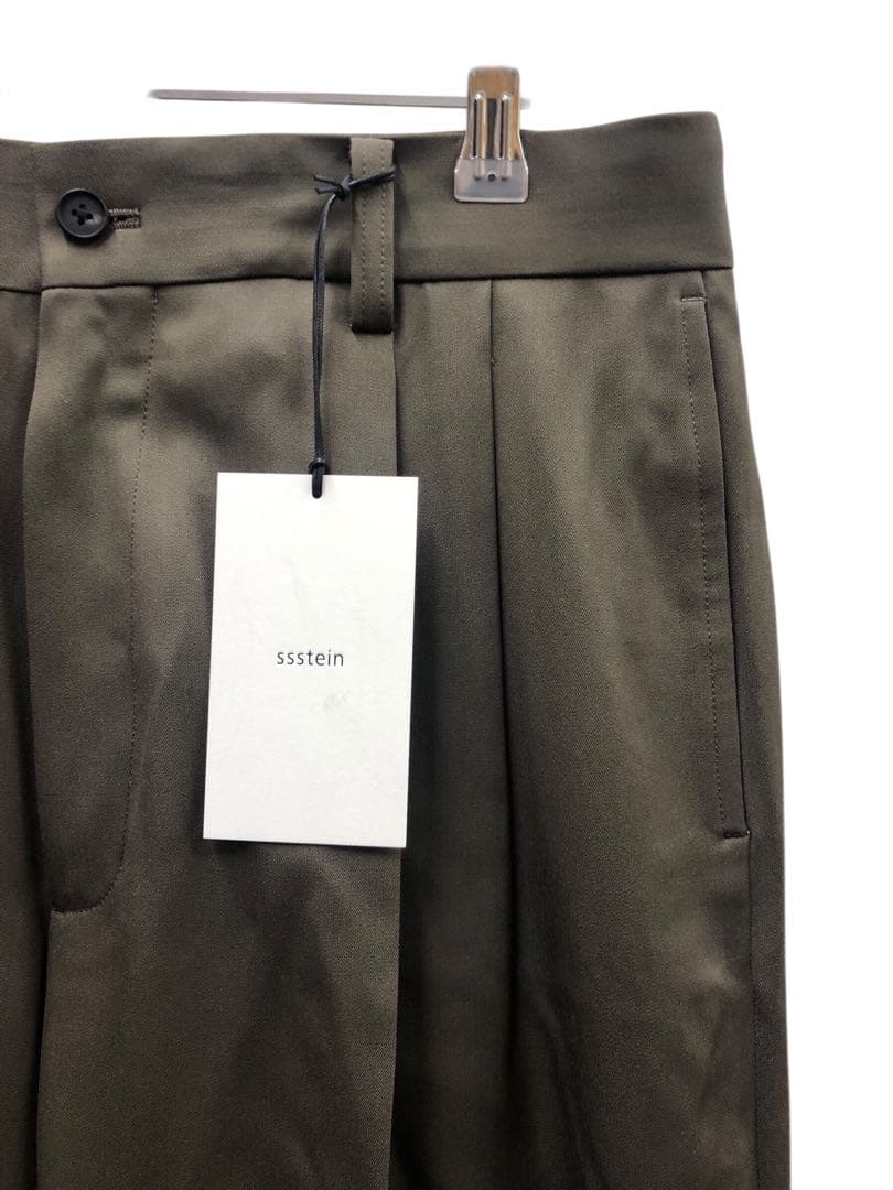 ssstein LONG WIDE TROUSERS スラックス