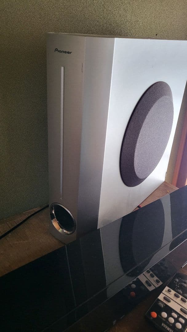 YAMAHA　サウンドバー改・Pioneerサブウーファーセット