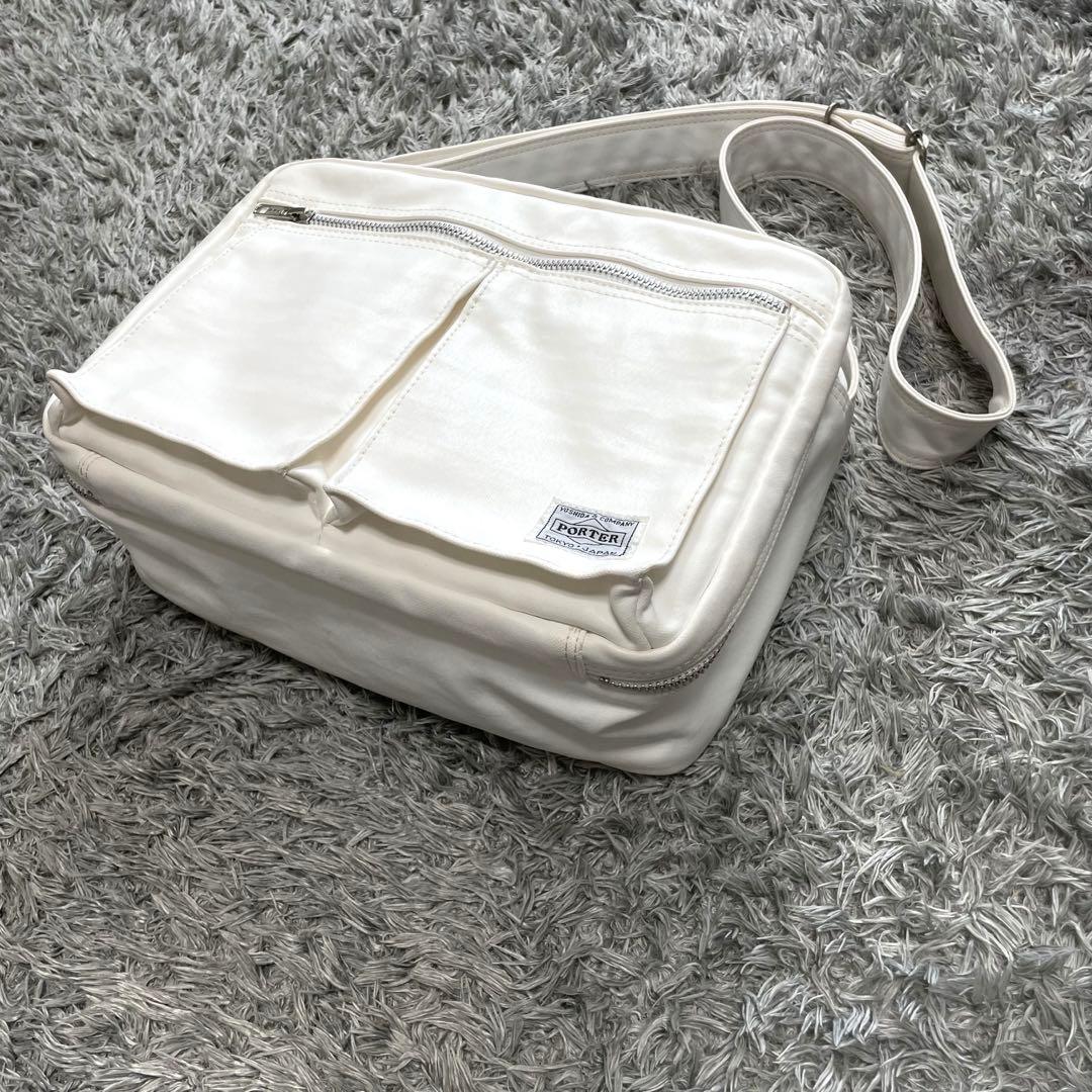 【希少カラー/美品】ポーター PORTER フリースタイル ショルダーバック L