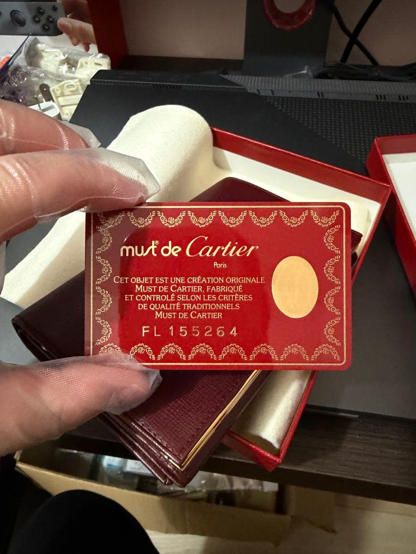 must de cartier 長財布