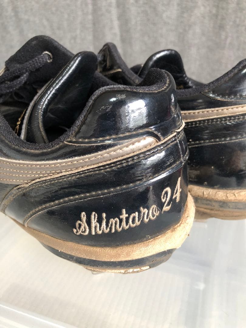 横田慎太郎選手 阪神タイガース プロ支給品 スパイク