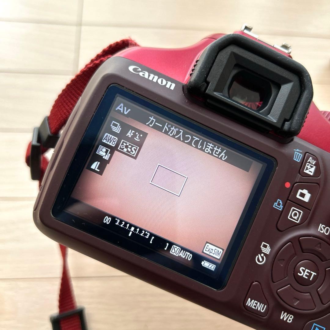 Canon EOS Kiss X50 レッド デジタル一眼レフカメラ