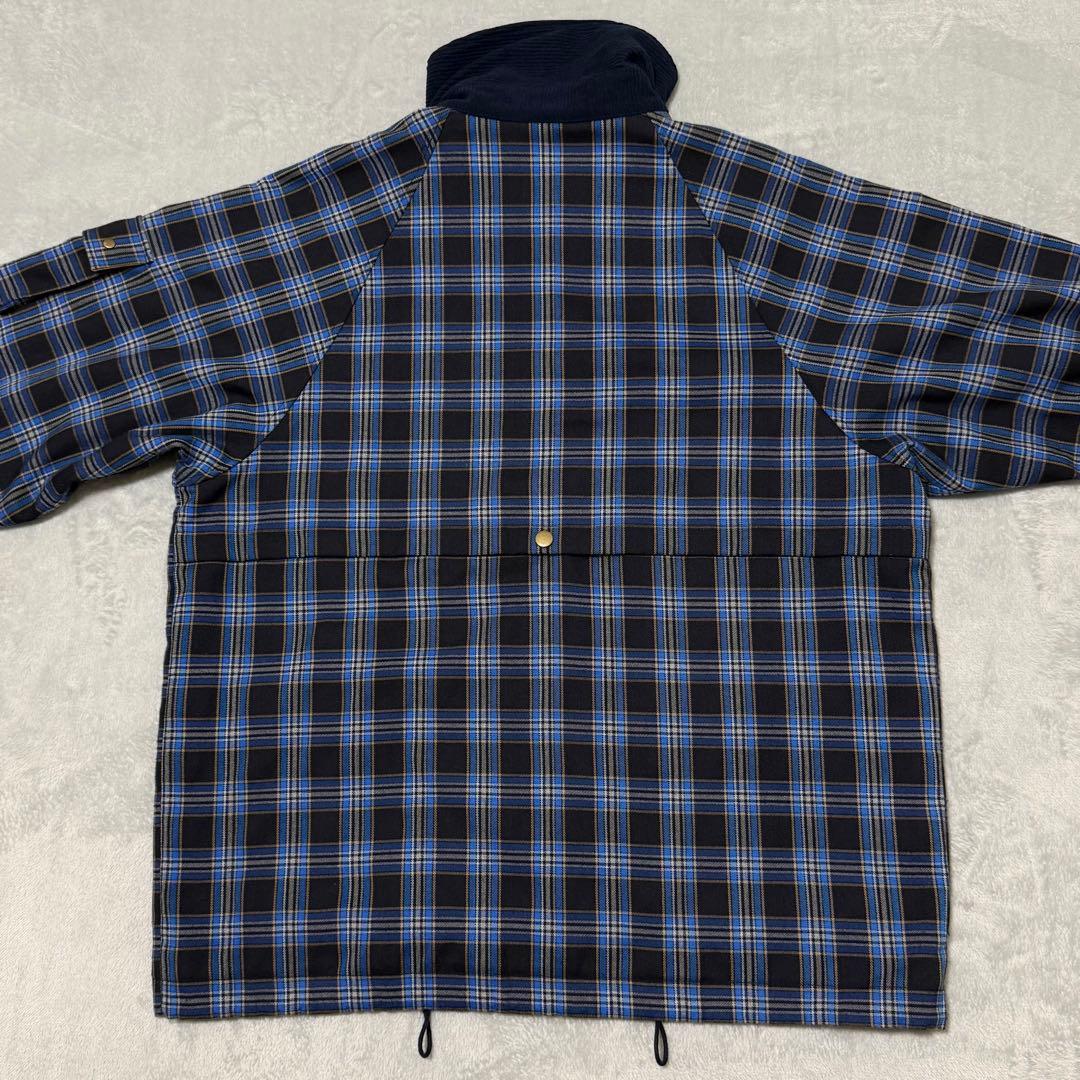 【完売品】TINA : JOJUN チェック柄　ハンティングジャケット　ブルー