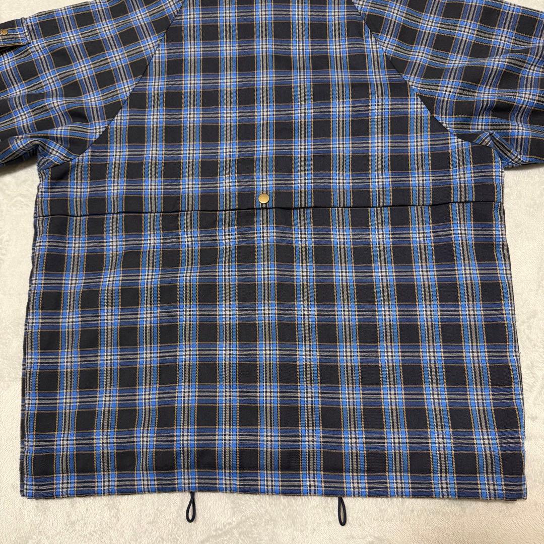 【完売品】TINA : JOJUN チェック柄　ハンティングジャケット　ブルー