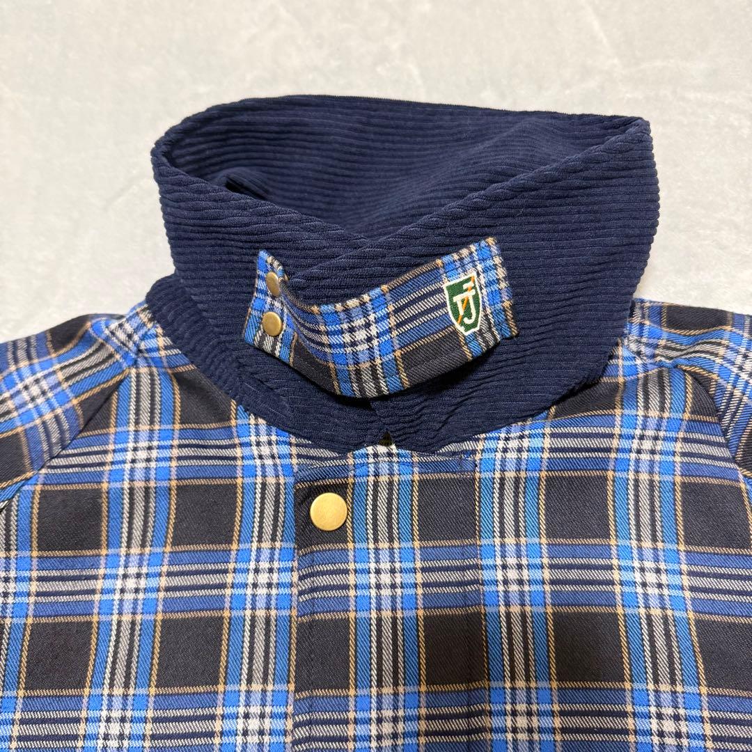 【完売品】TINA : JOJUN チェック柄　ハンティングジャケット　ブルー
