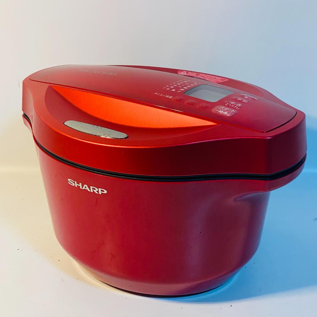 Sharp HEALSIO ホットクック 水なし自動調理鍋 KN-HT24B-R