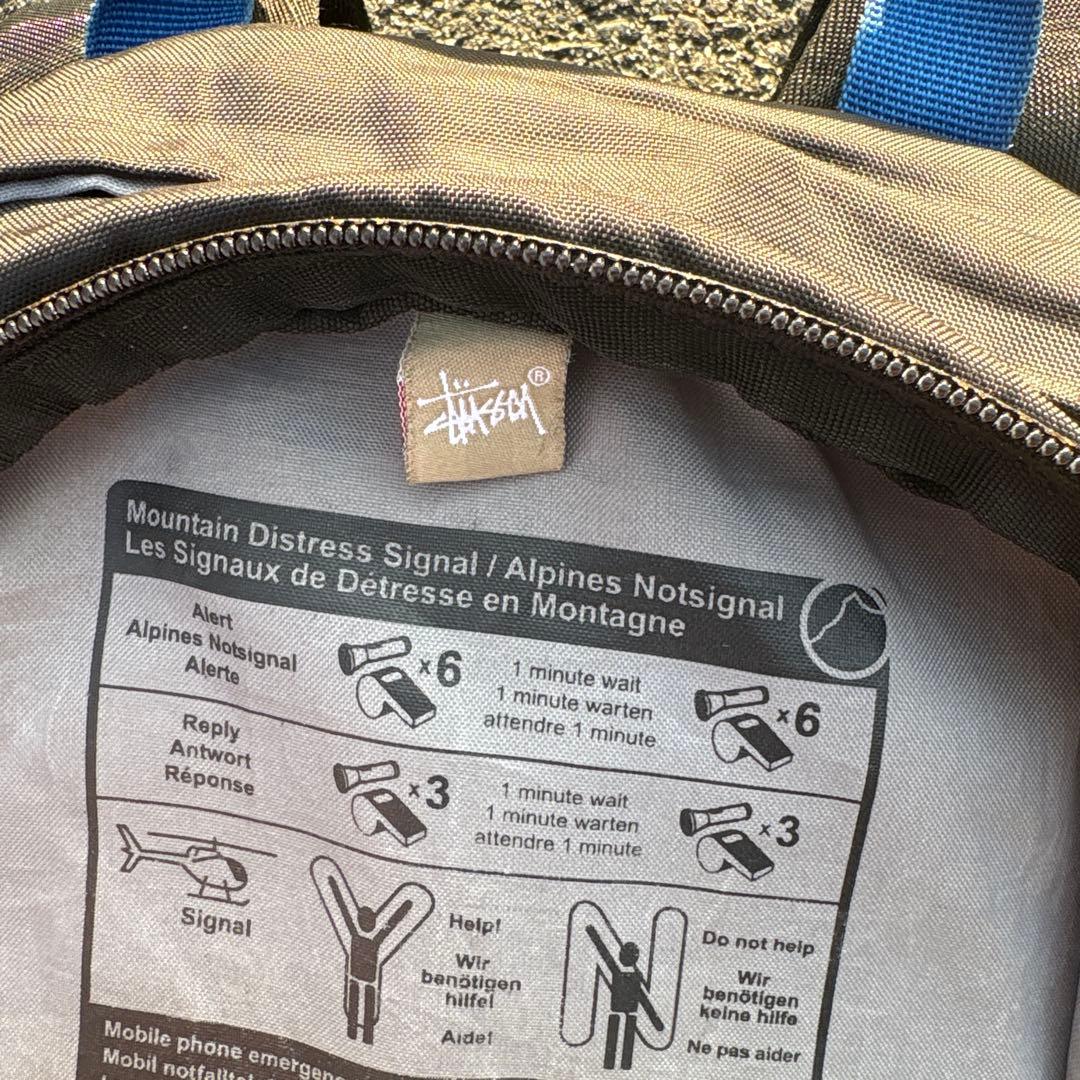 Lowe alplne xxx STUSSYコラボバッグ　30周年記念バッグ