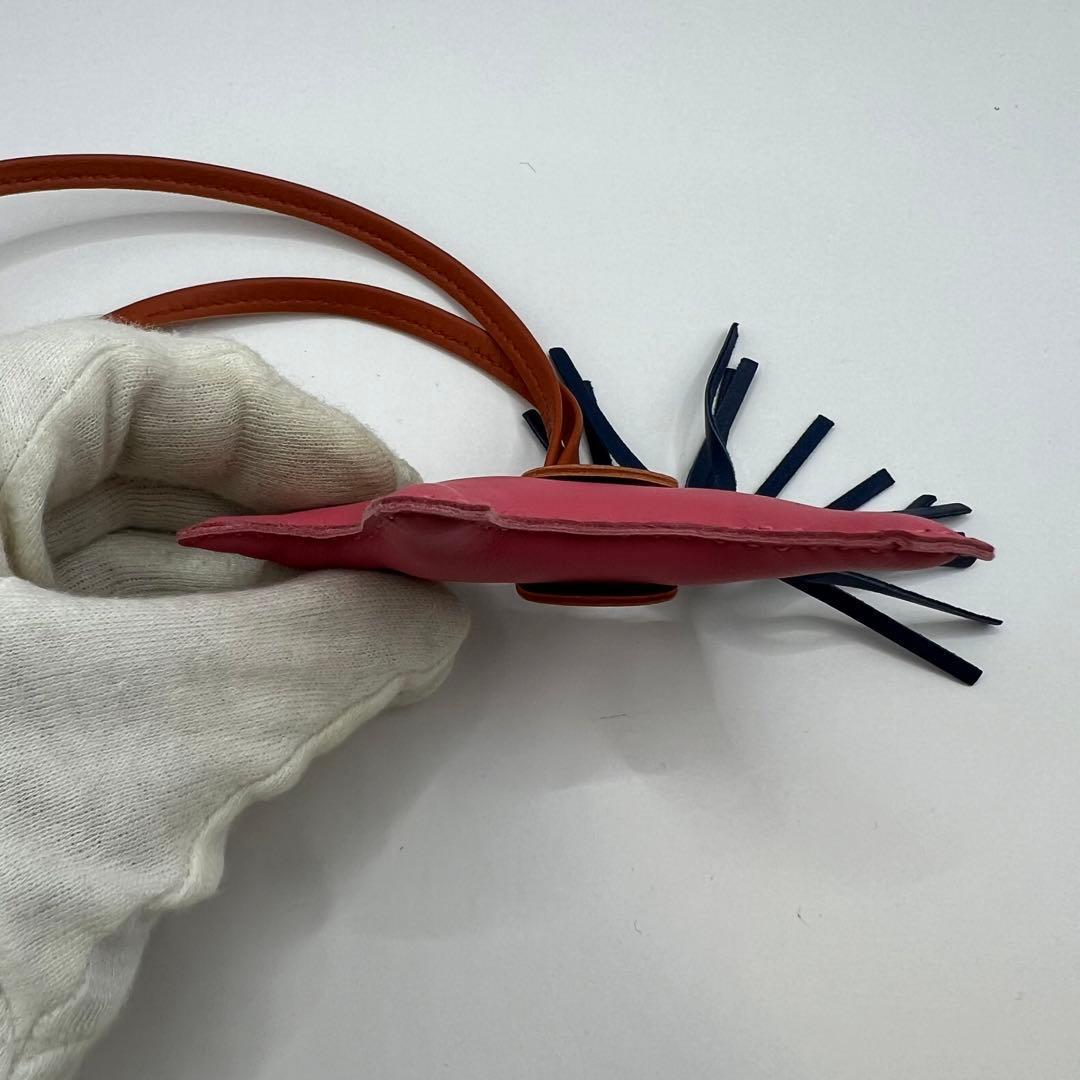 【極美品】エルメス チャーム ロデオ ペガサス レザー 馬 ホース