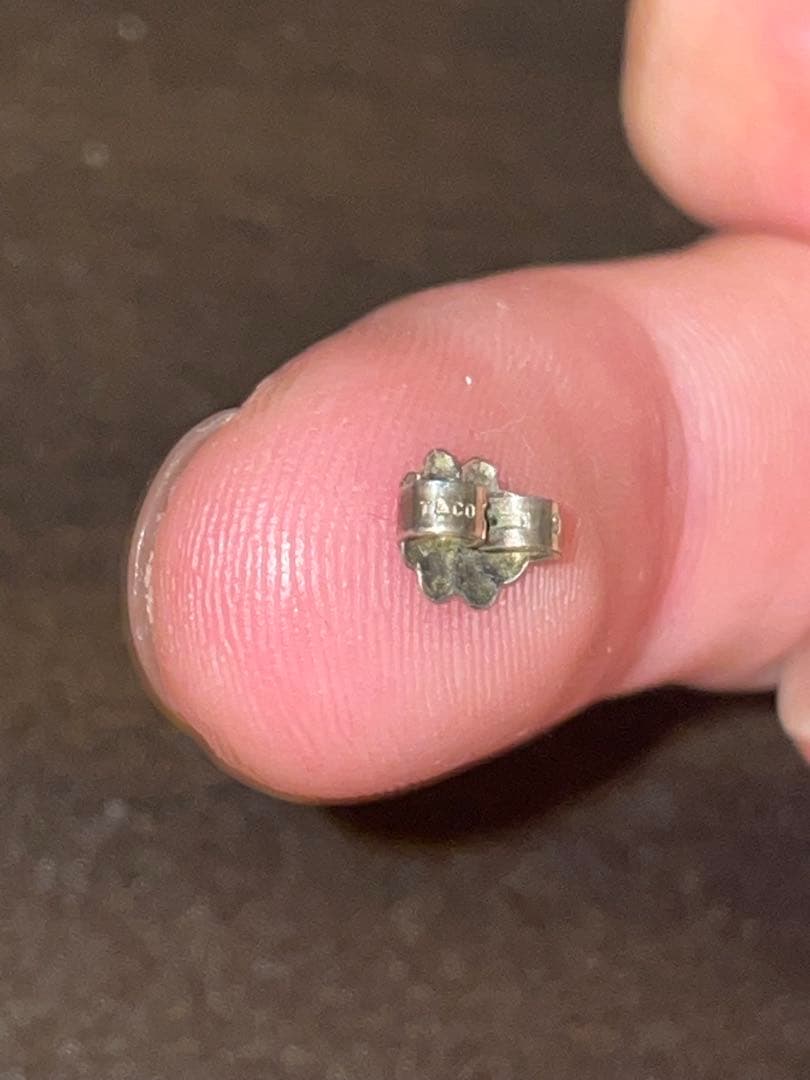 極美品Tiffany バンブー ピアス シルバー925 オールドティファニー