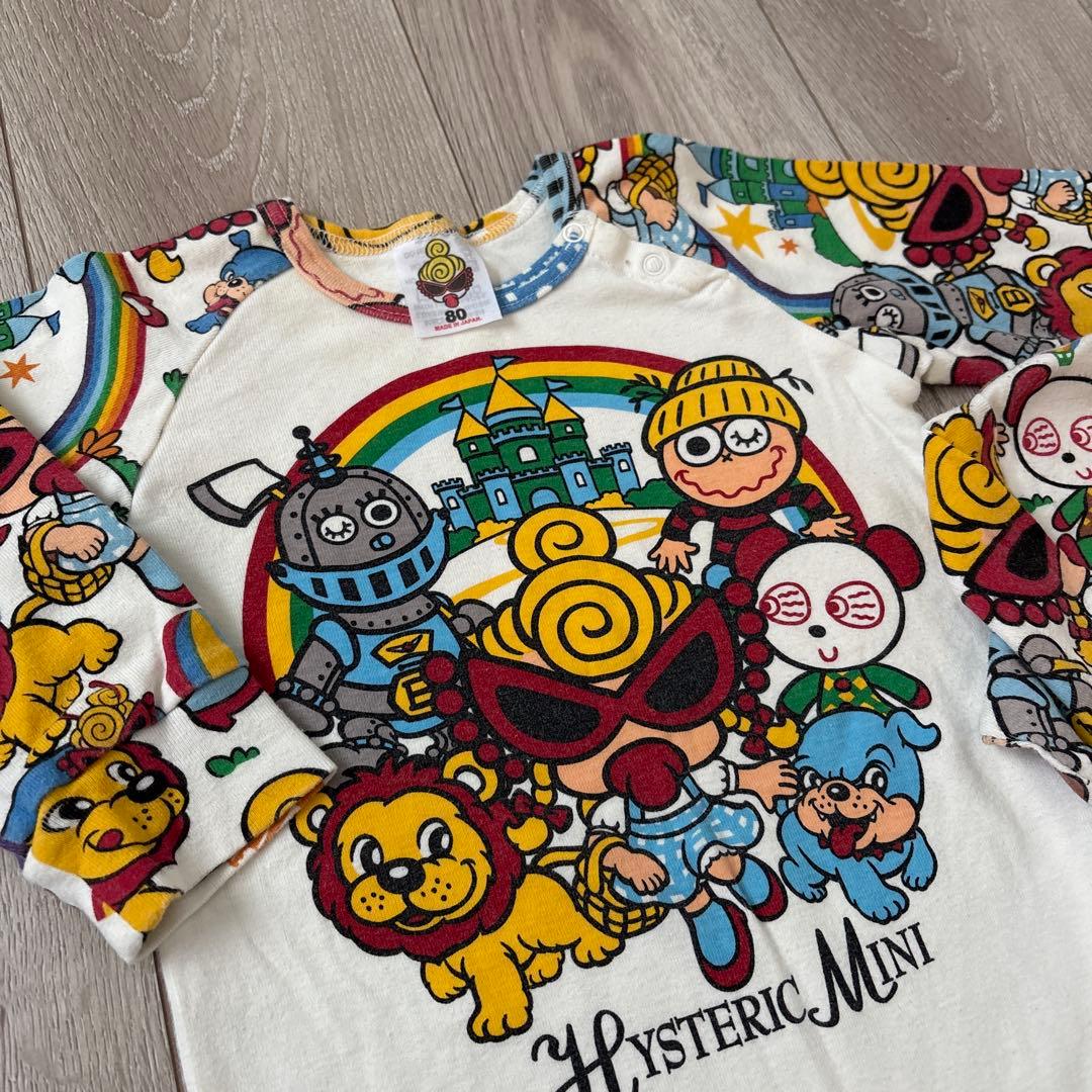 Hysteric Mini カラフルロンパース 2枚セット　最終値下げ