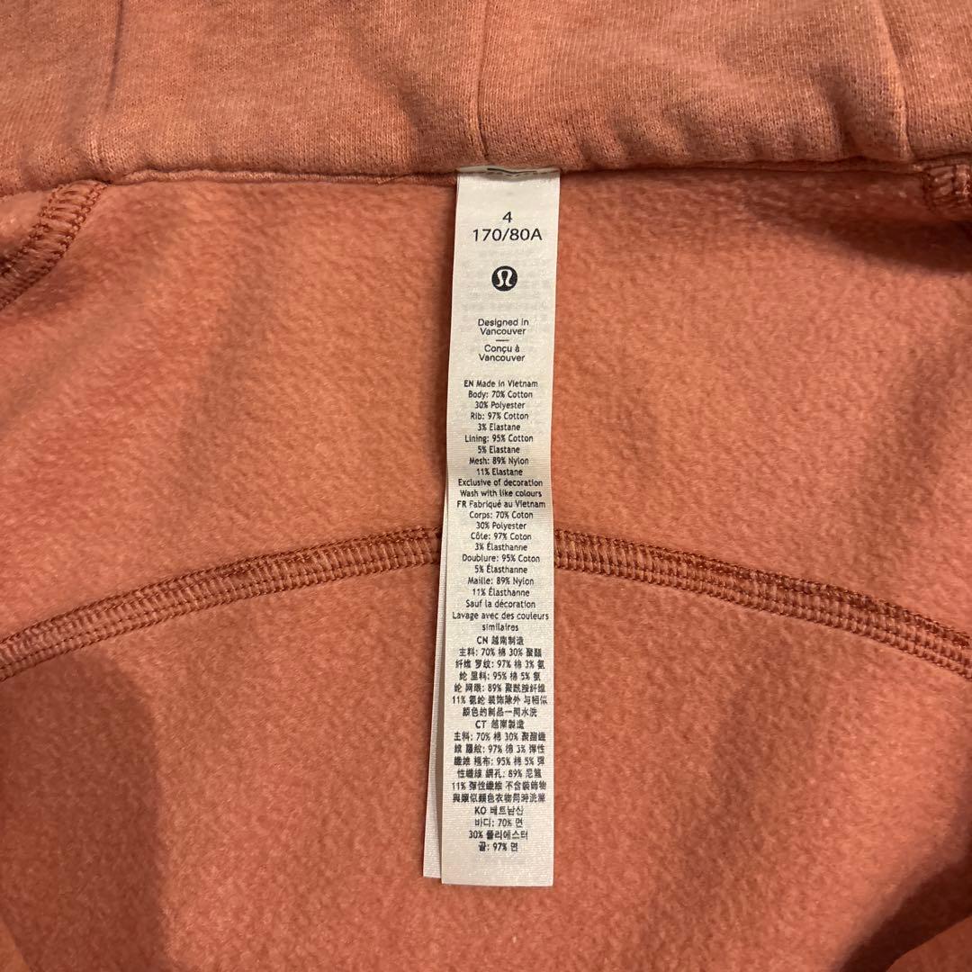 ルルレモン フルジップ パーカー