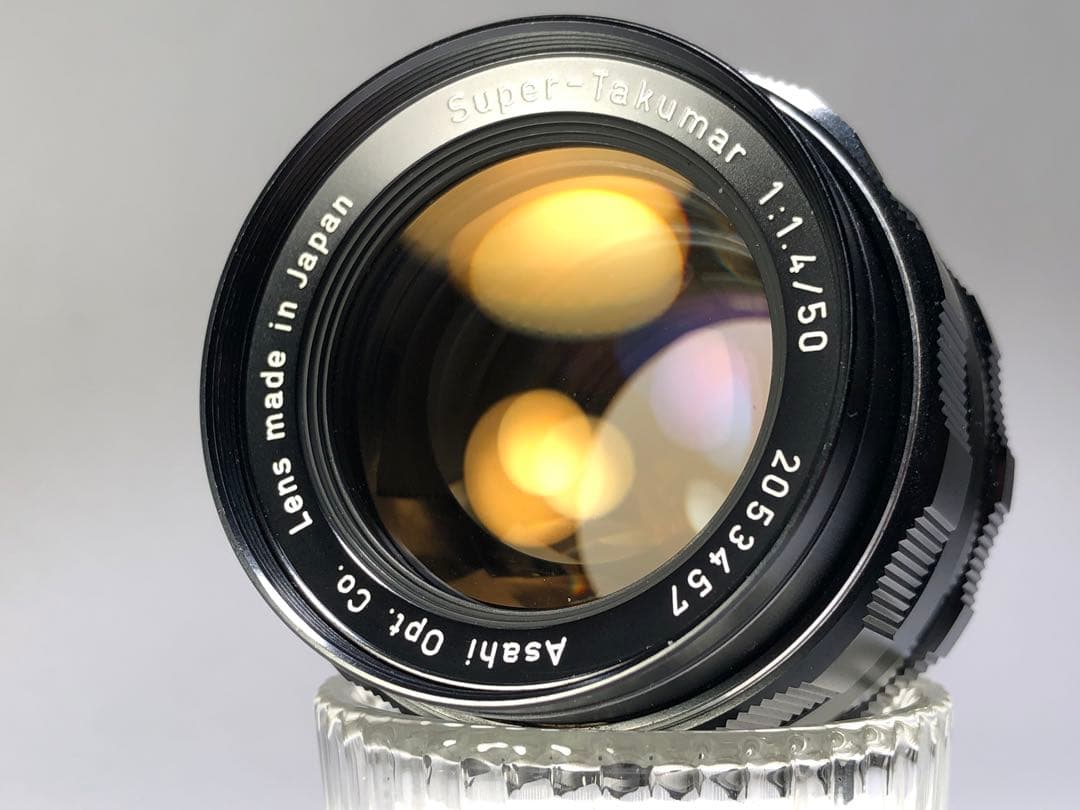 フード付pentax super takumar 50mm f1.4 m42