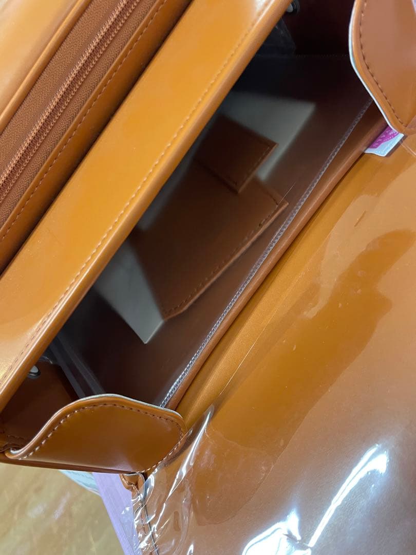 新品・未使用　男女兼用イオン３STYLEランドセル（キャメル色）