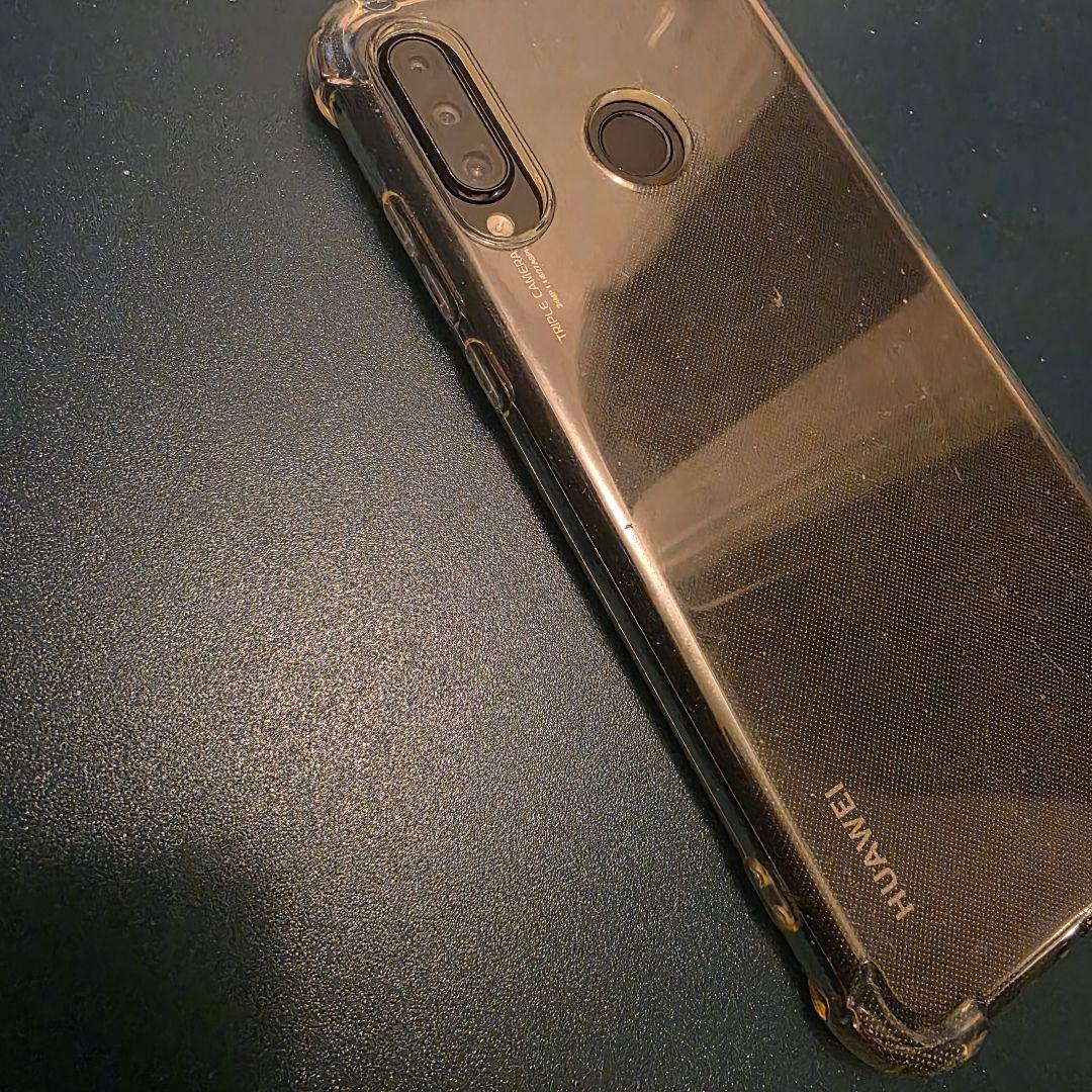 美品　HUAWEI　p30 lite 黒　ワイモバイル版