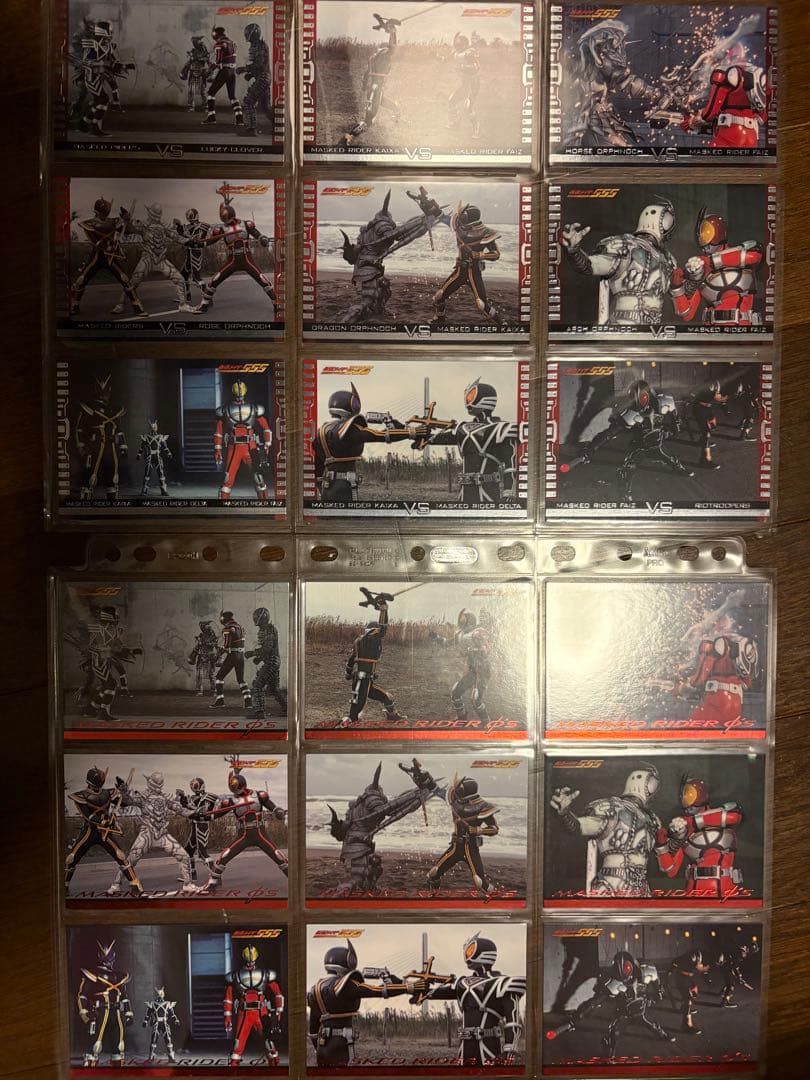 アマダ　仮面ライダーファイズ　トレーディングカードセット