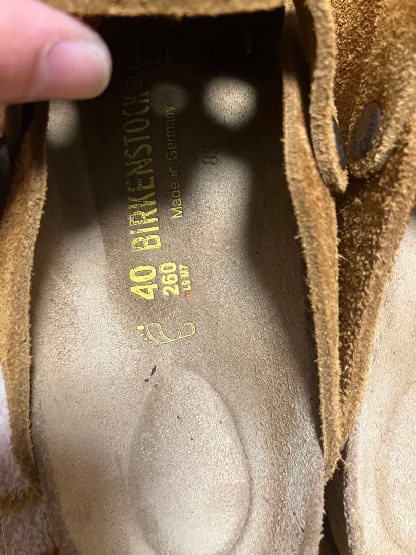 【値下不可】Birkenstock Boston ビルケン　ボストン40 26㎝