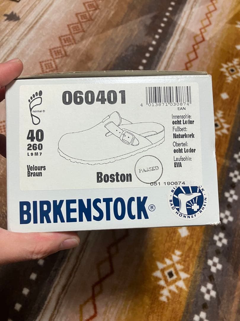 【値下不可】Birkenstock Boston ビルケン　ボストン40 26㎝