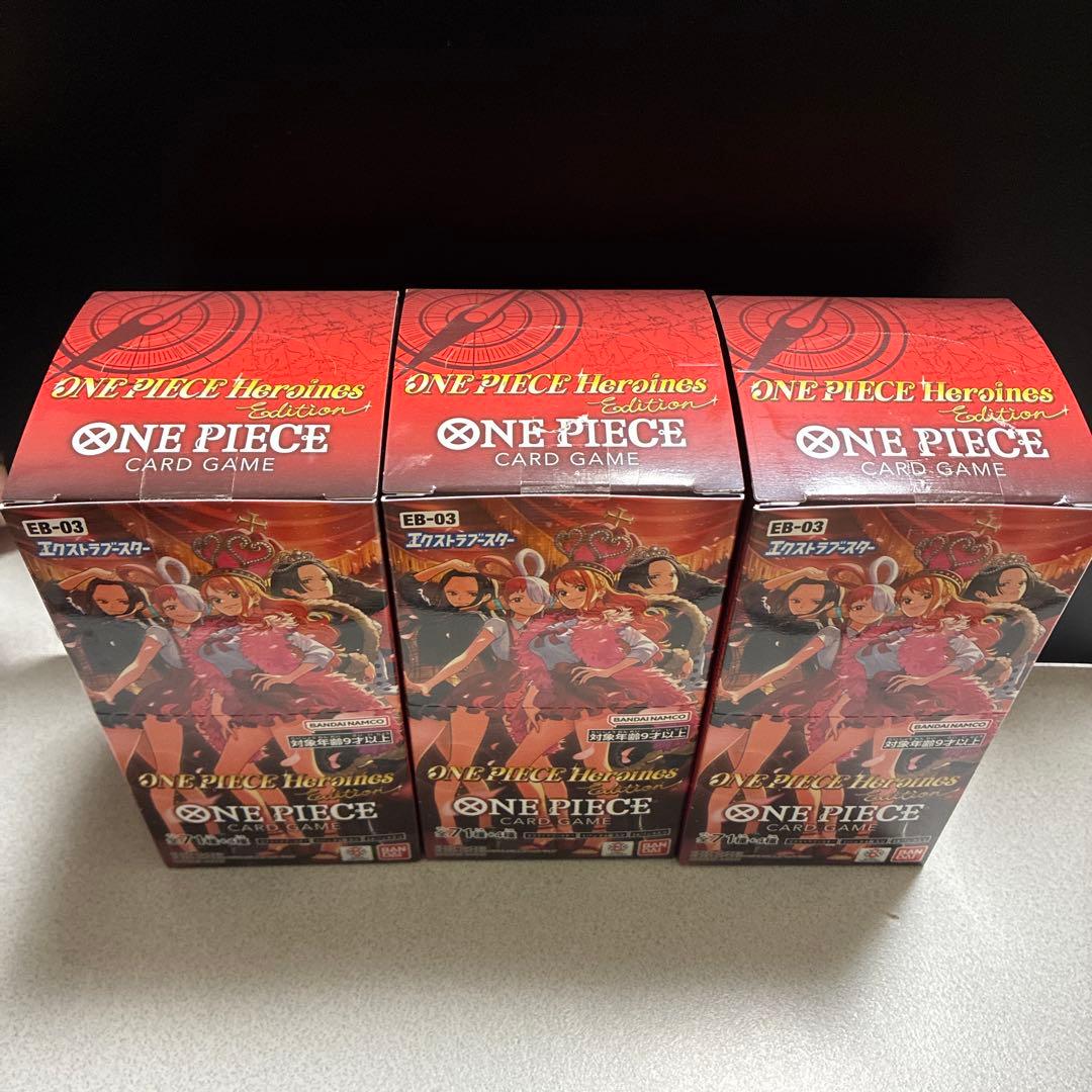 【テープ付き未開封】ワンピースカードゲーム ヒロインズエディション 3BOX