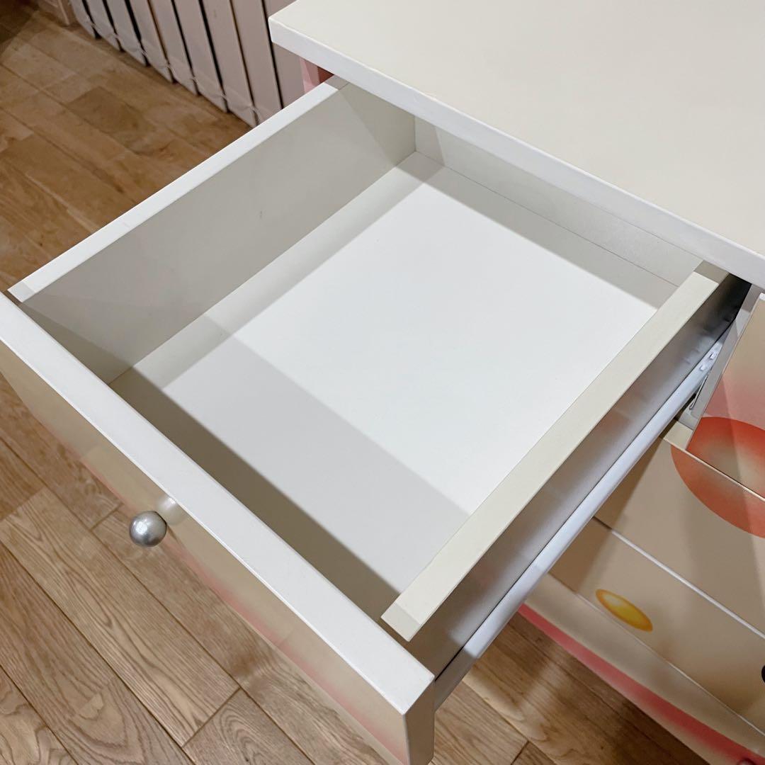 美品✨キティちゃん タンス 木製 チェスト 引き出し ハローキティ キャビネット