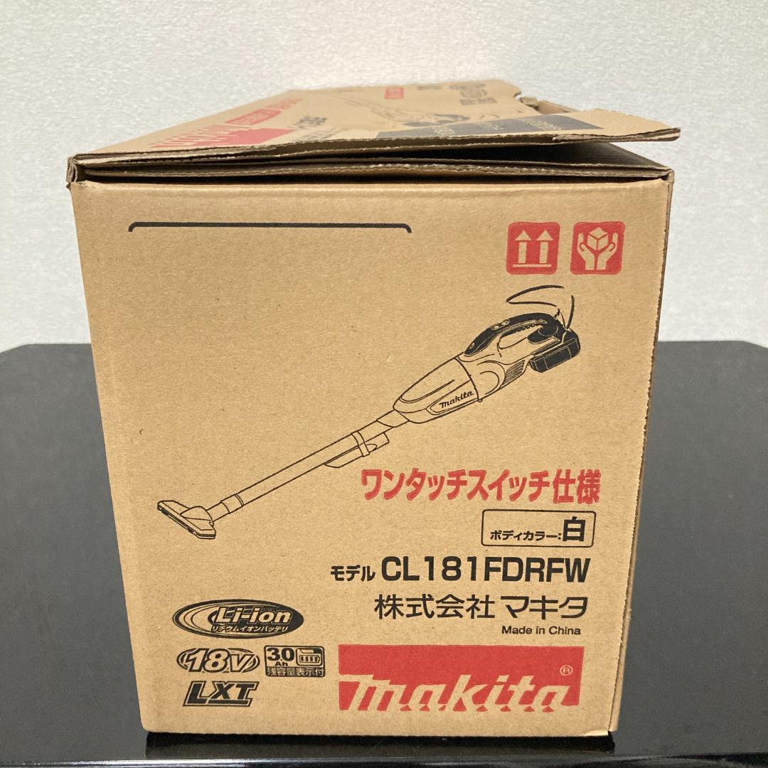 【新品】マキタ 充電式クリーナー CL181FDRFW 18V バッテリー付