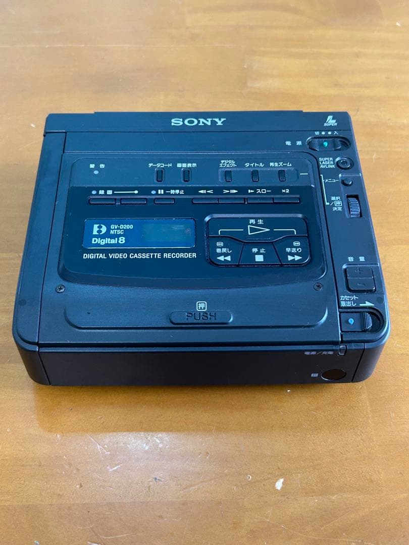 【動作未確認】SONY GV-D200 8mmビデオデッキ ＋IEEE1394等
