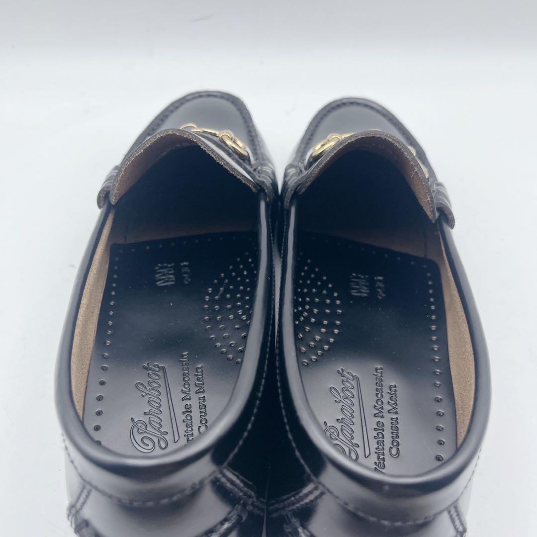 新品 箱 証明書✨アローズ別注 パラブーツ コロー ビットローファー 黒 3.5