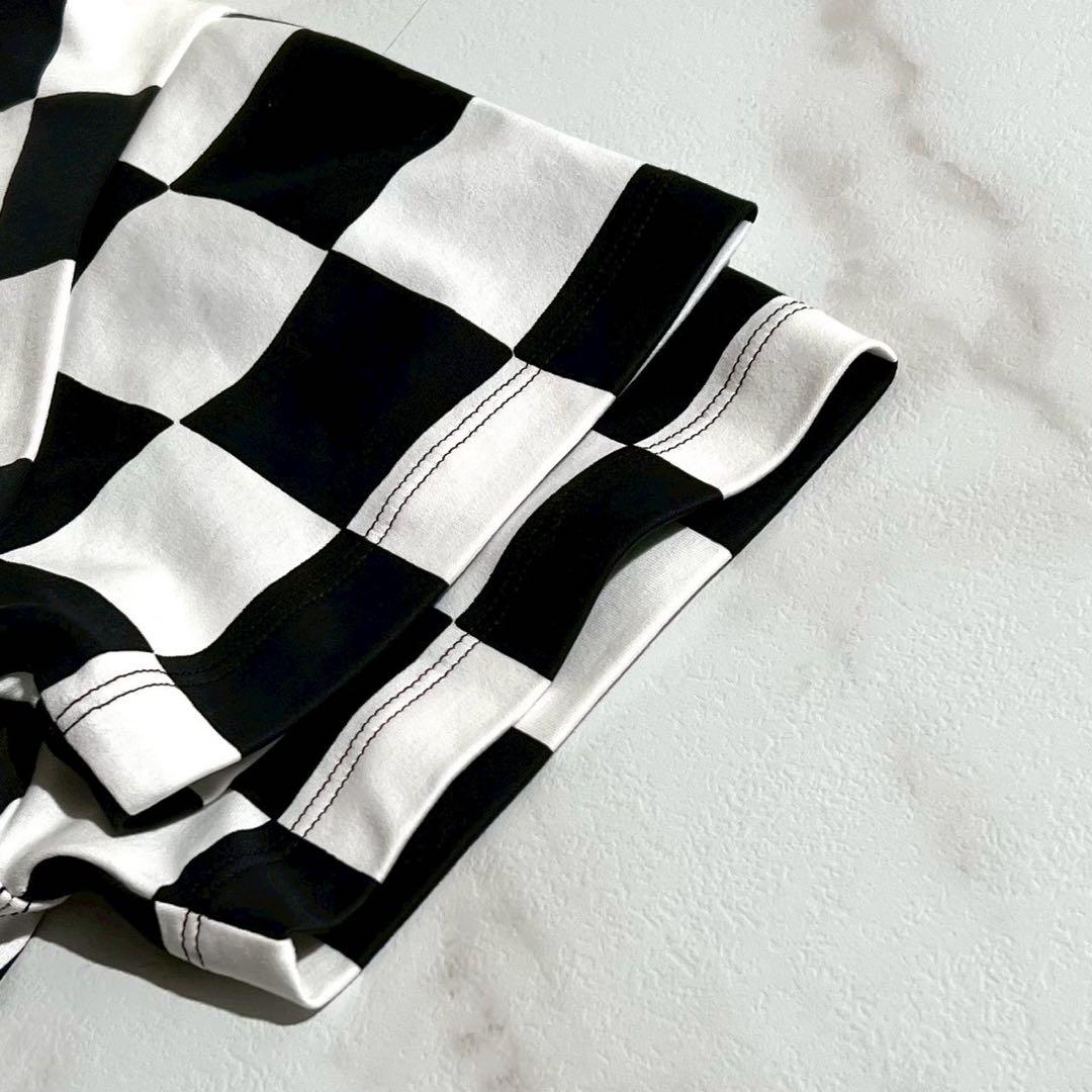 LOUIS VUITTON ルイヴィトン Tシャツ チェーン ダミエ柄 現行タグ