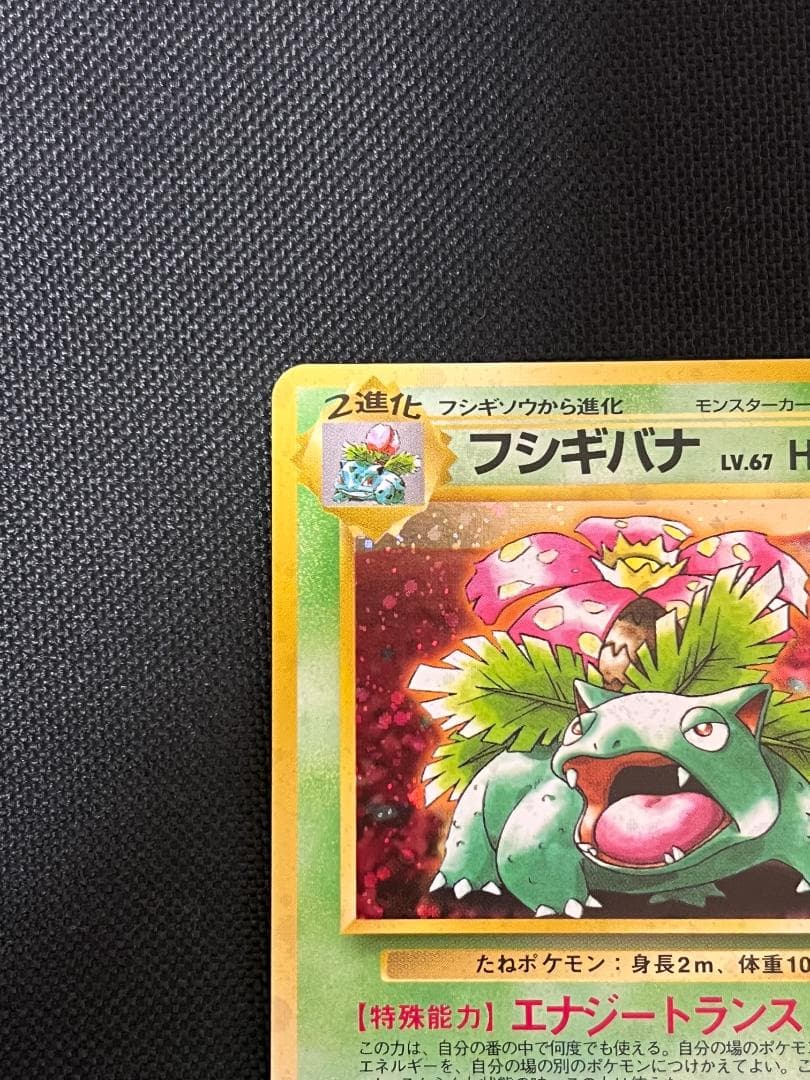 旧裏ポケモンカード【フシギバナ】_とりかえっこプリーズ　★十字ホロ