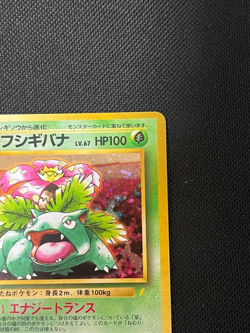 旧裏ポケモンカード【フシギバナ】_とりかえっこプリーズ　★十字ホロ