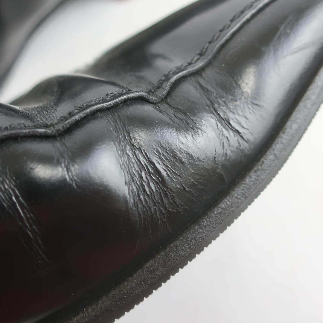 イタリア製 PRADA 本革 レザー ビブラムソール ビジネス シューズ 9