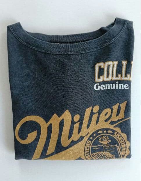 Muse de Deuxieme Class ユーズド加工ロンTee