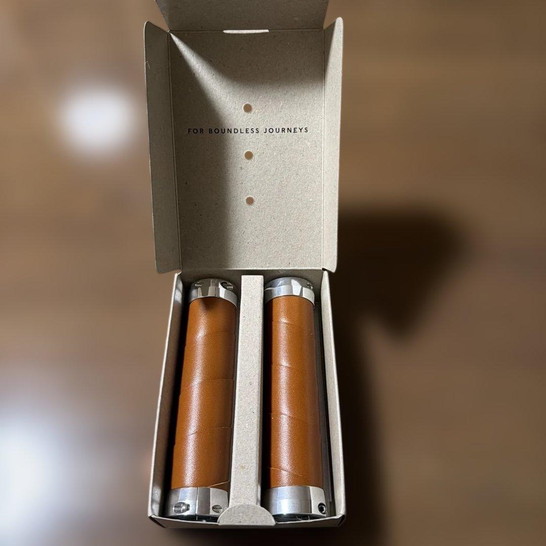 ひ*ろ様 BROOKS SLENDER LEATHER GRIPS ハニー