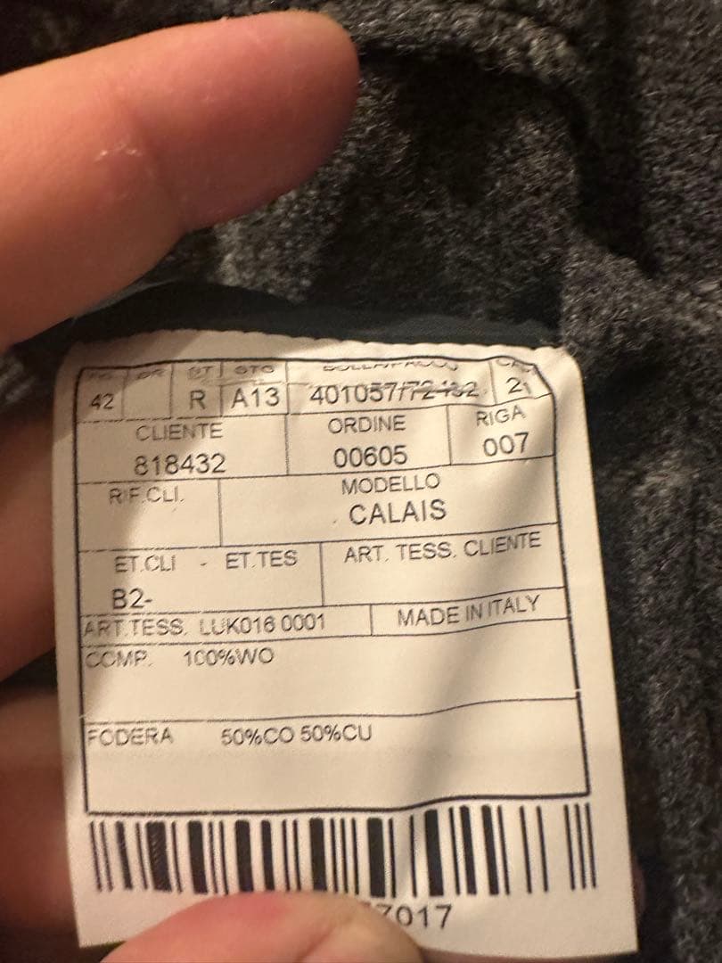 ⭐️BOGLIOLI⭐️グレー⭐️チェック‼️ジャケット‼️DOVER⭐️42