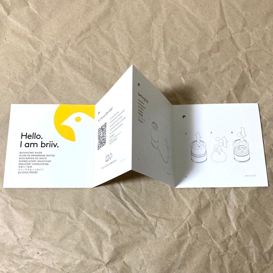 空気清浄機・イオン発生器 [FIVE Create Ltd.] Briiv Single Pack