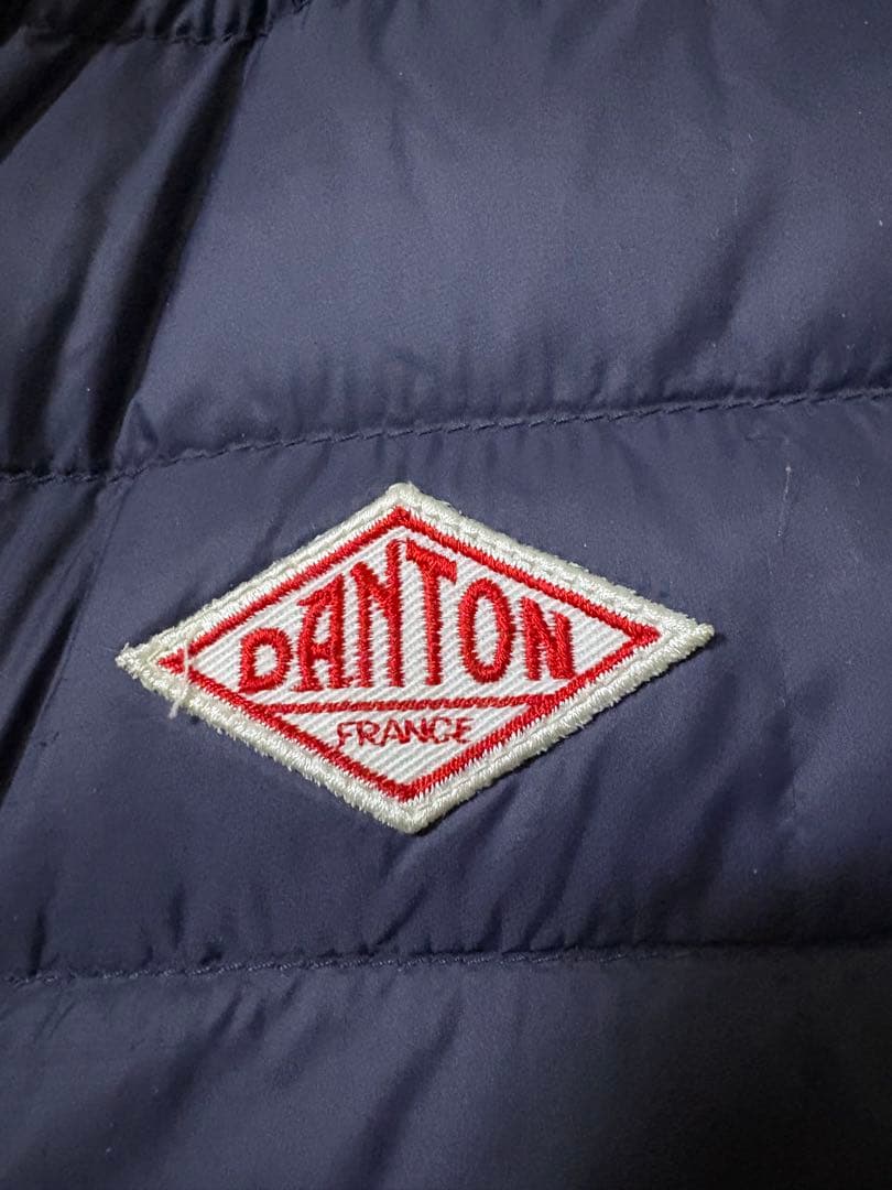 DANTON ネイビー ダウンベスト サイズ40