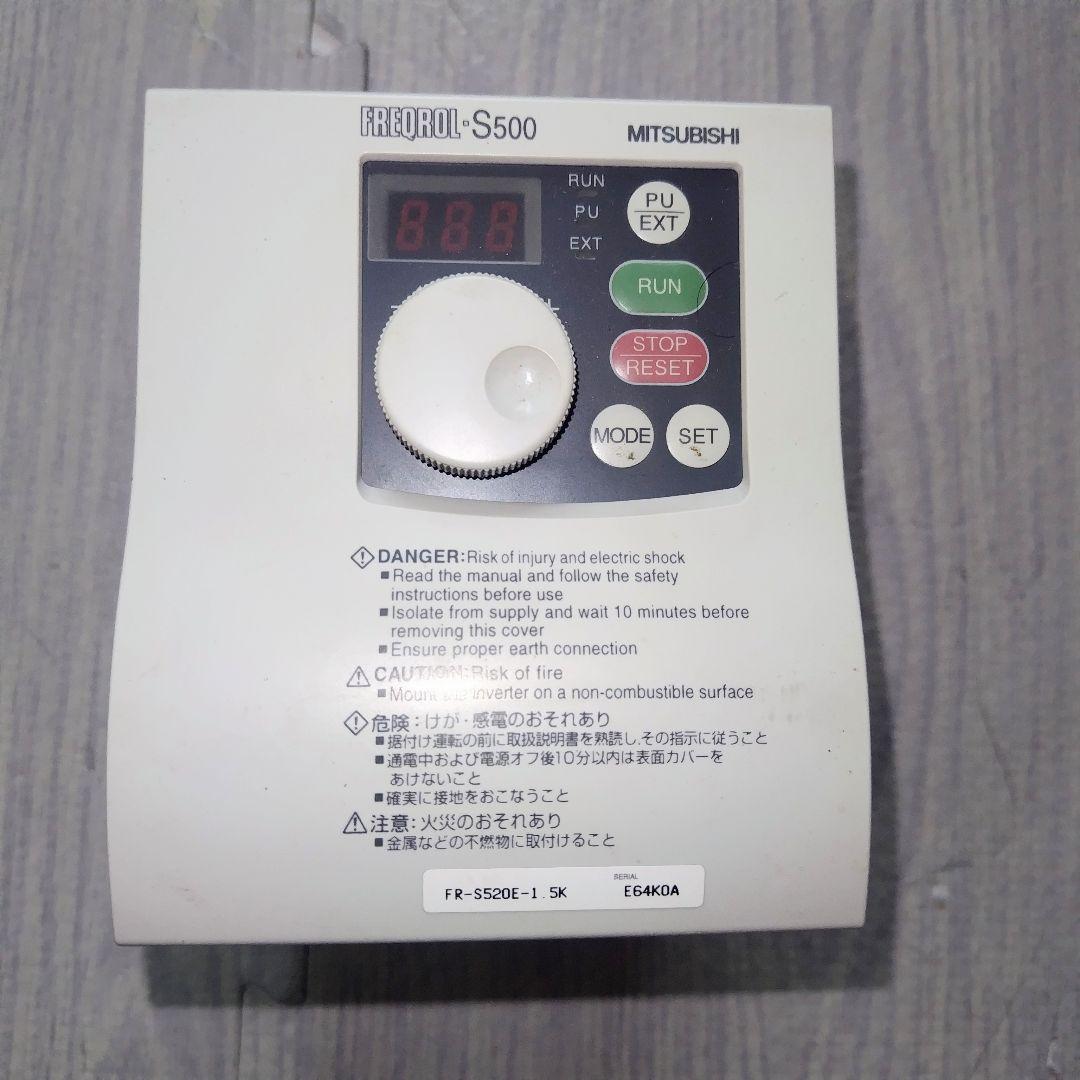 三菱電機 インバーター1.5Kw FR-S520E-1.5K