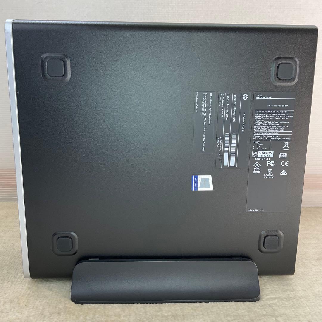 Windowsデスクトップ HP ProDesk 400 G6 SFF i5-9500 16GB 256GB