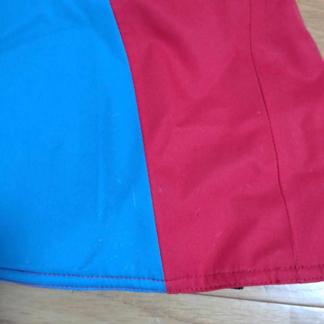 【MIZUNO】スキーウェア上XL/下2XLサイズ オーダーカラーレッド×ブルー