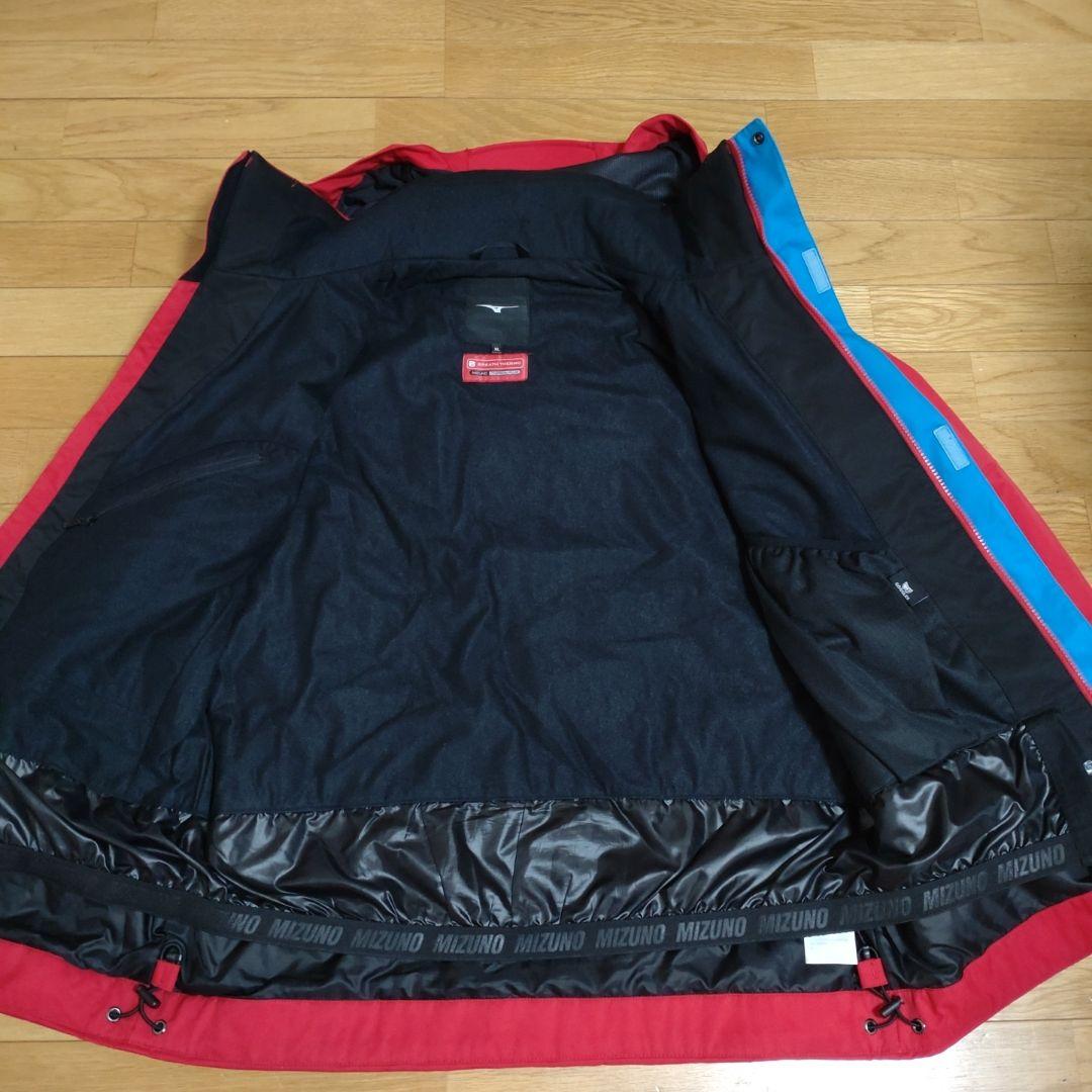 【MIZUNO】スキーウェア上XL/下2XLサイズ オーダーカラーレッド×ブルー