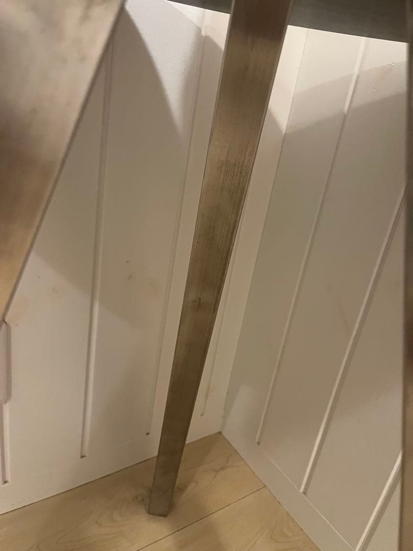 カナデモノ　THE CAFE TABLE 65cm Black Brown