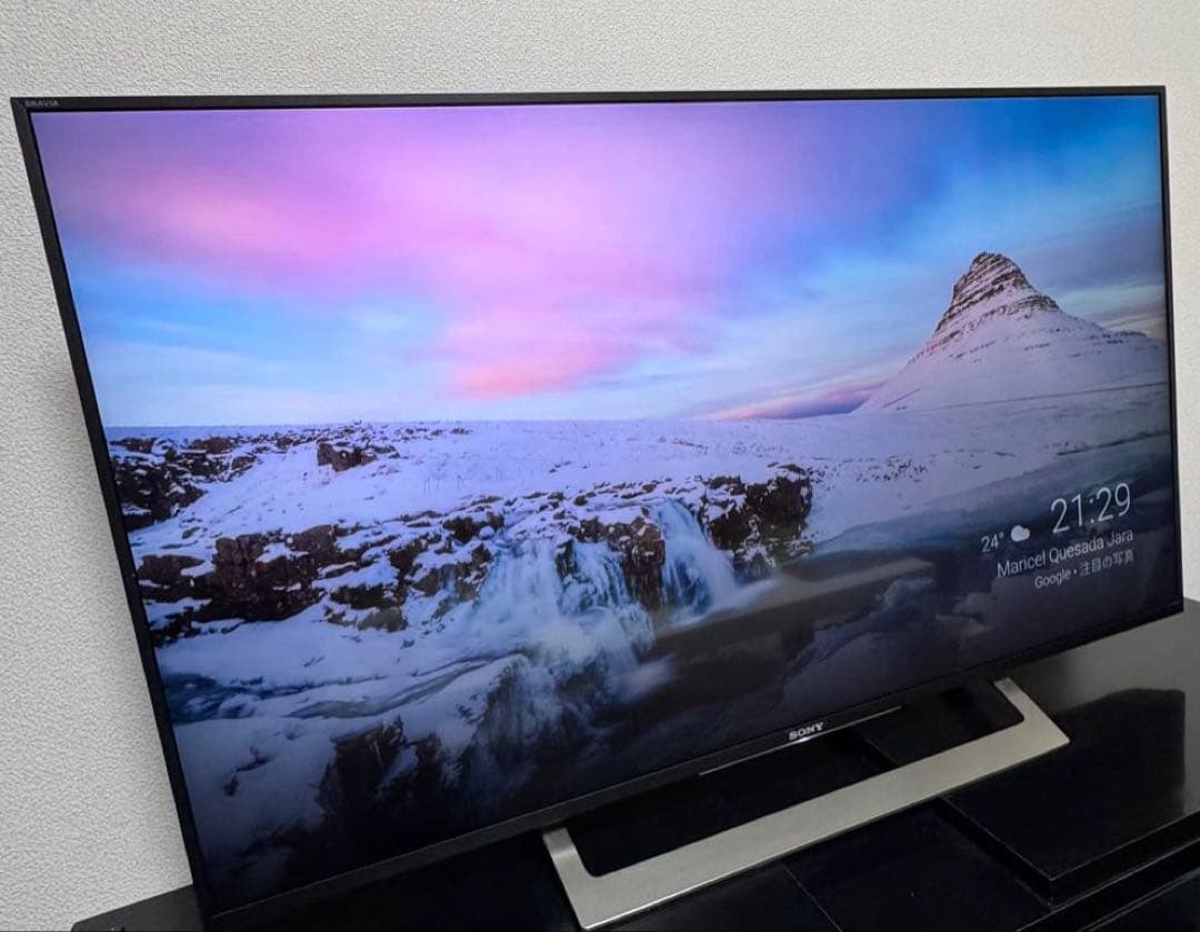 SONY 4Kテレビ 49インチ ブラビア KJ-49X8300D ブラック