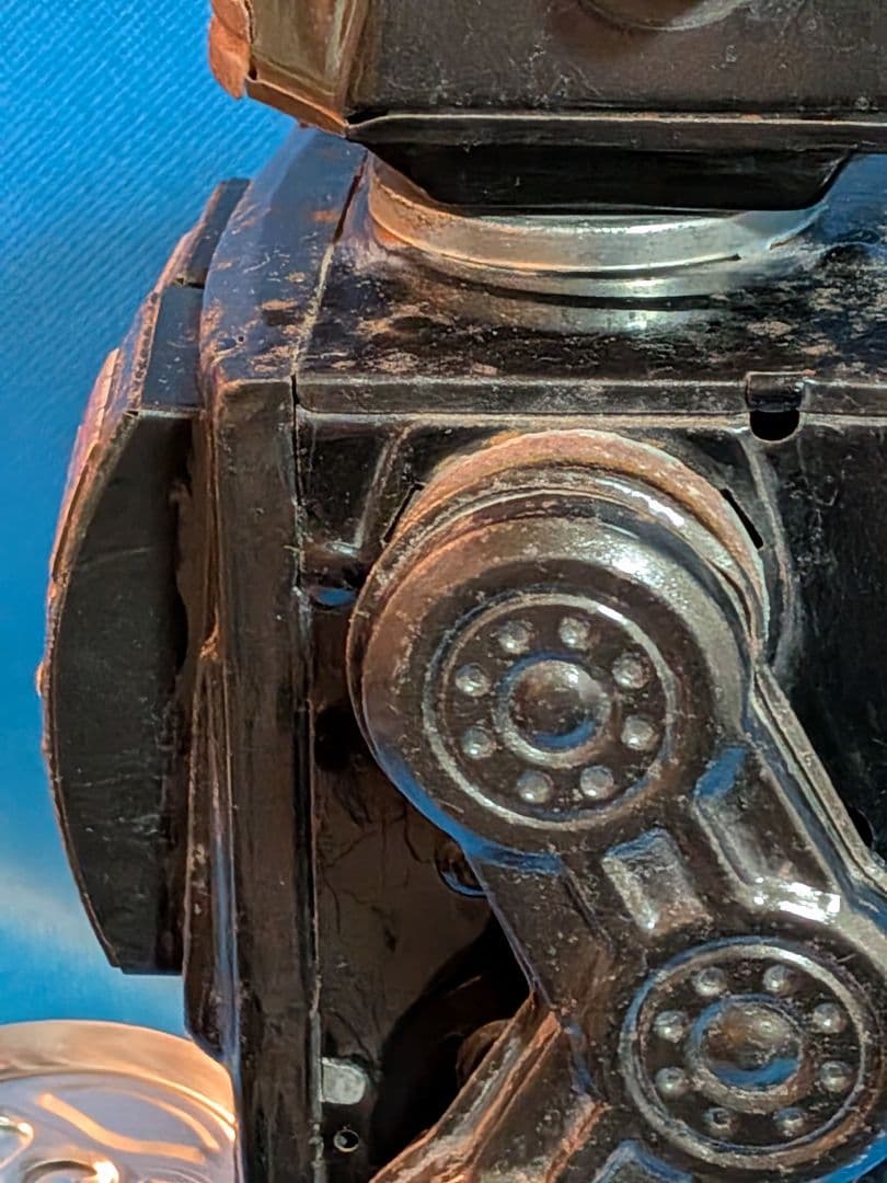 １９６０年代堀川玩具製「スーパー火星大王」稀少レア不動ブリキロボットジャンク扱品