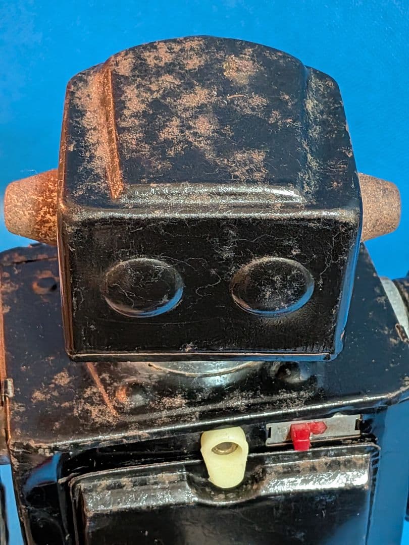 １９６０年代堀川玩具製「スーパー火星大王」稀少レア不動ブリキロボットジャンク扱品