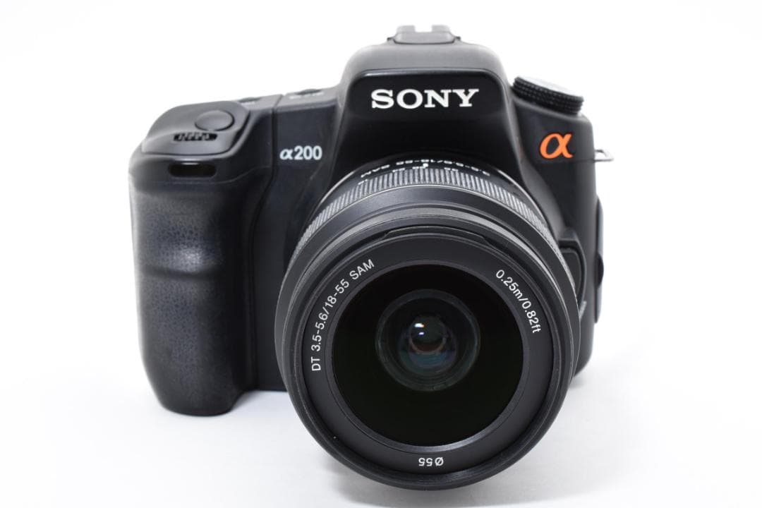 【純正レンズセット】α200＋DT 18-55 3.5-5.6 カメラ レンズ