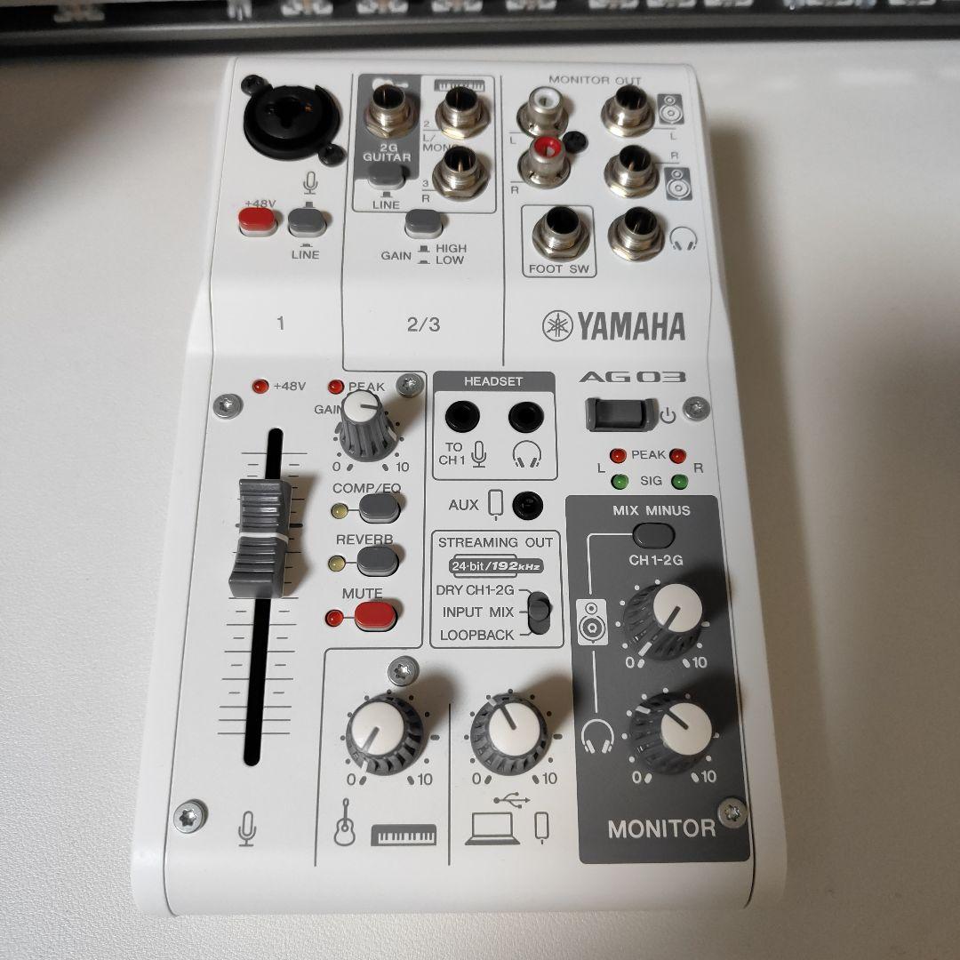 YAMAHA AG03mk2 at2020 マイク セット