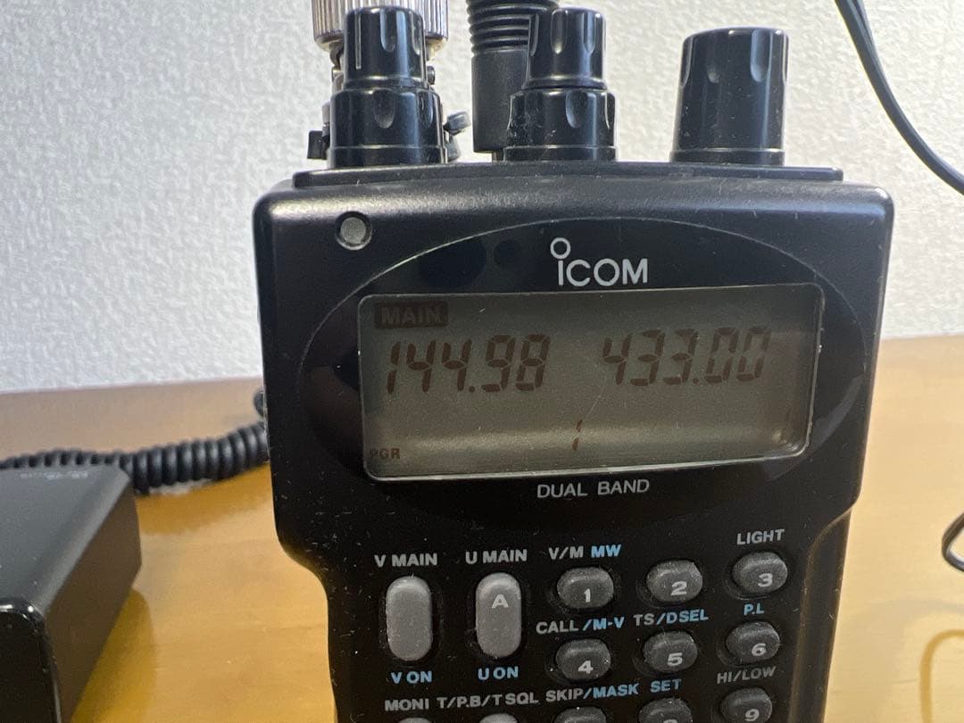 【広域受信】ICOM IC-W2デュアルバンドアマチュア無線機アンテナセット付