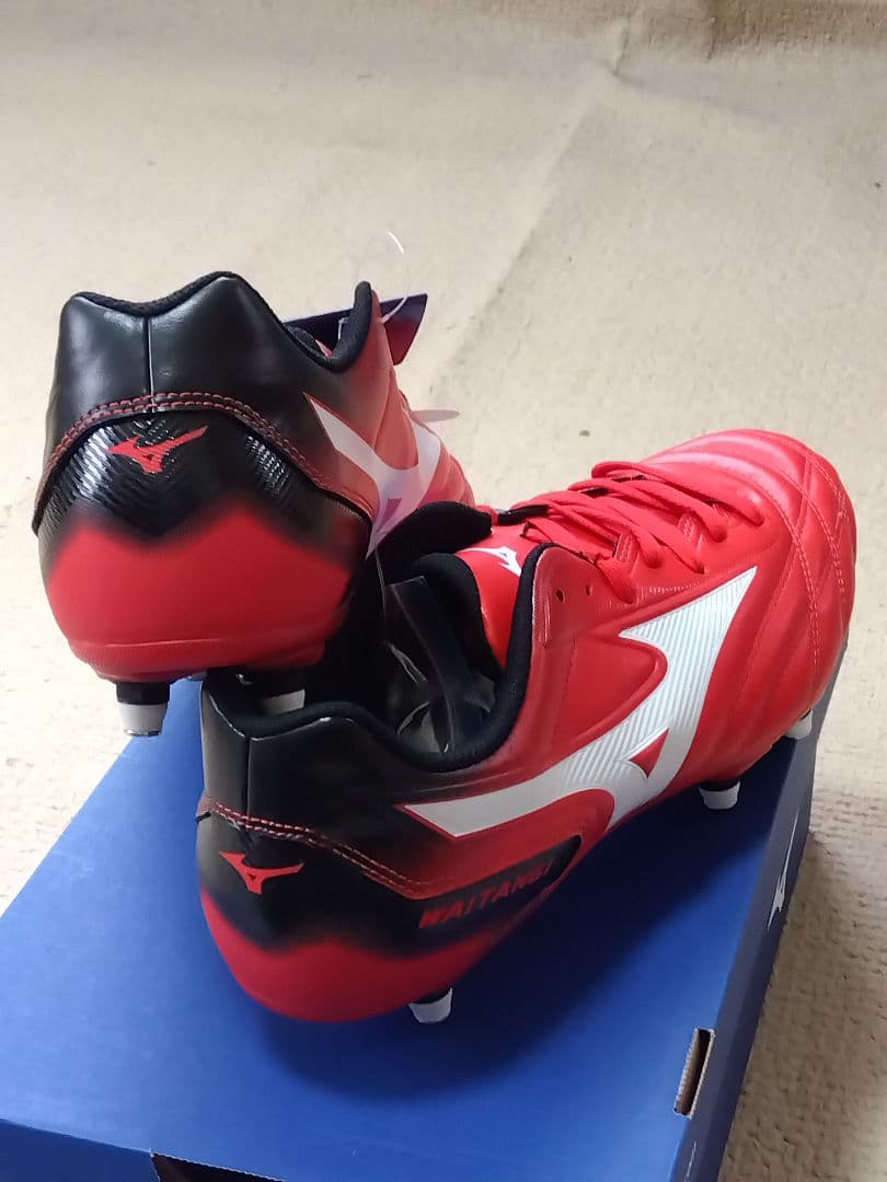 ミズノ／スパイク／ラグビー用／29.0／赤／R1GA200101／新品・未使用品